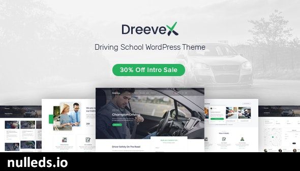 DreeveX – Driving School WordPress Theme