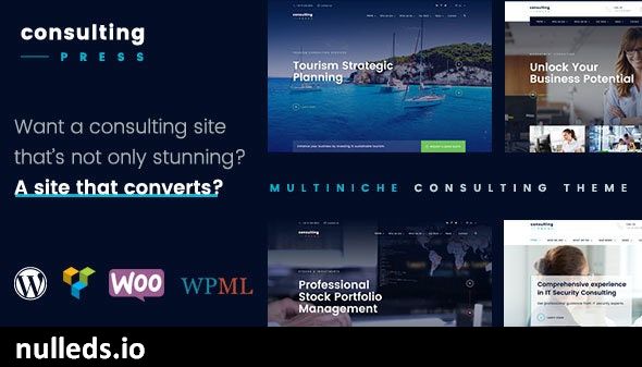 ConsultingPress - Multi Niche Consulting WordPress Theme