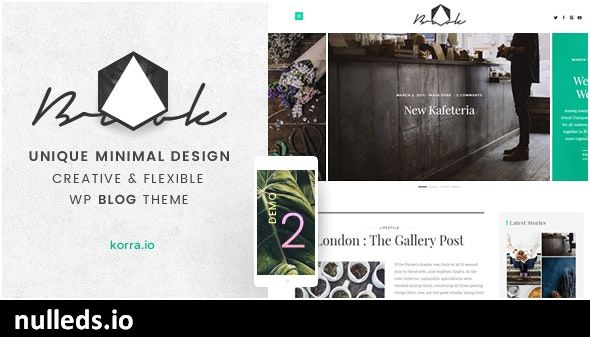 Brook | Light & Responsive WordPress Blog Theme