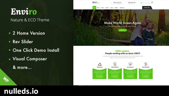 Enviro - Environment WordPress Theme