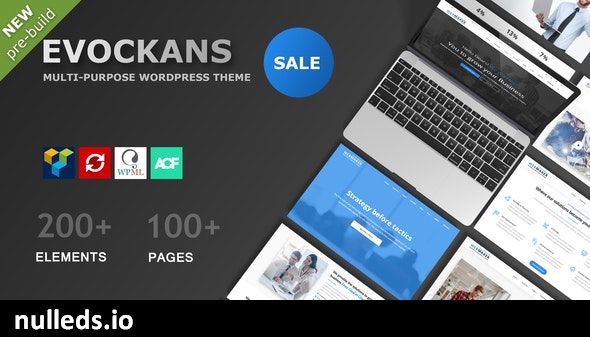 Evockans - Responsive Multi-Purpose WordPress Theme