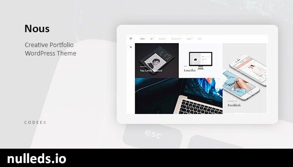 Nous - Creative Portfolio WordPress Theme