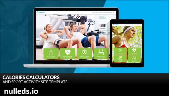 Activity - Calories Calculators and Sport WordPress Theme