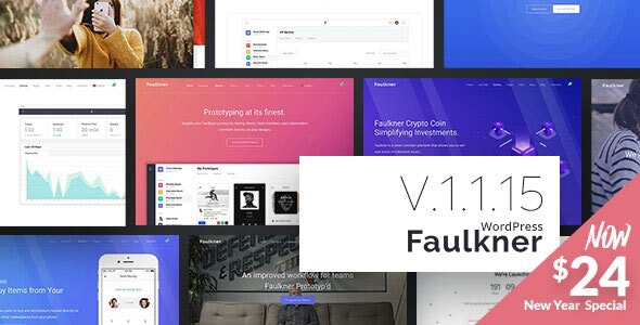 Faulkner - Responsive Multiuse WordPress Theme for Companies and Freelancers