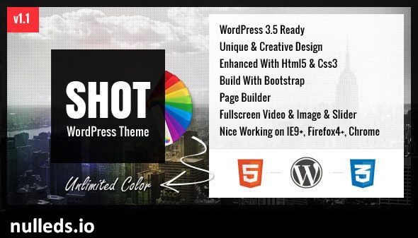 Shot - Full Ajax Responsive WordPress Theme