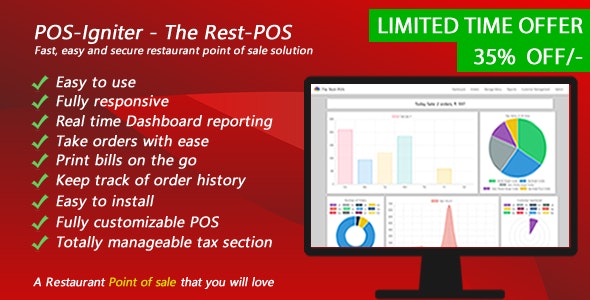 POS-Igniter - The Rest-POS - Fast, easy and secure restaurant point of sale solution