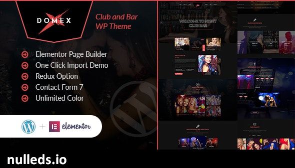 Domex - Night Club WordPress Theme