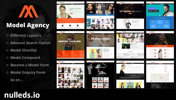 Models - Fashion Agency WordPress Theme