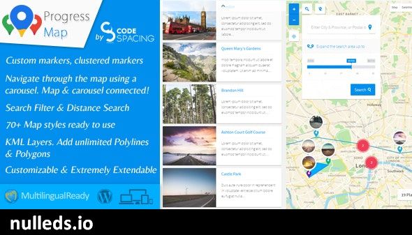 Progress Map Wordpress Plugin