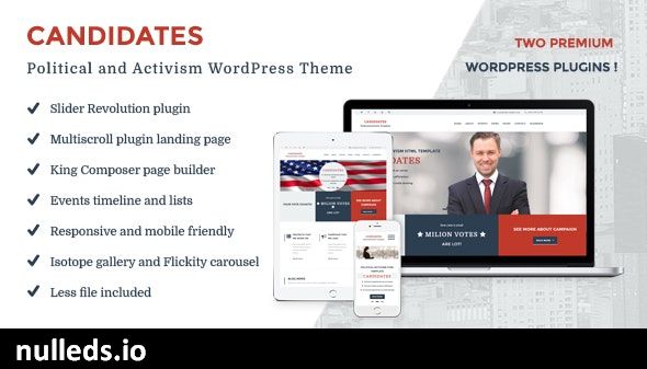 Candidates - Political and Activism WordPress Theme