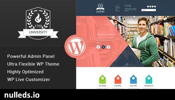 Lacero - Education & University WordPress Theme