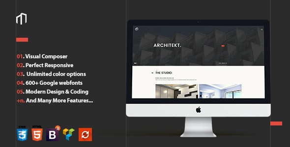 Architekt - Responsive Architecture Theme