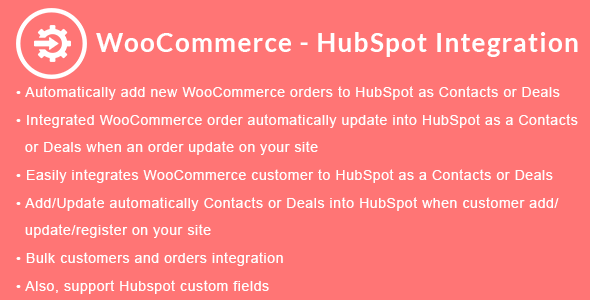 WooCommerce - HubSpot Integration