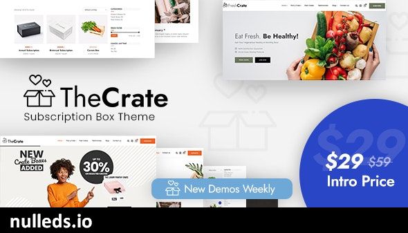 TheCrate - WooCommerce Subscription Box Theme