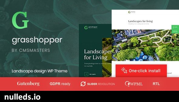 Grasshopper - Landscape Design and Gardening Services WP Theme