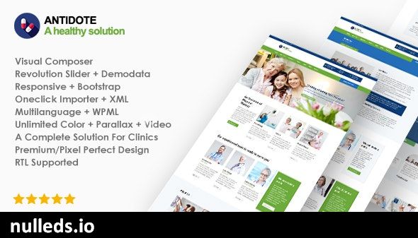 Antidote - Health & Medical WordPress Theme