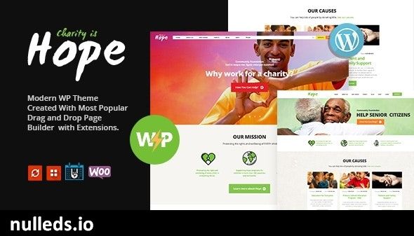 Hope | Non-Profit, Charity & Donations WordPress Theme + RTL