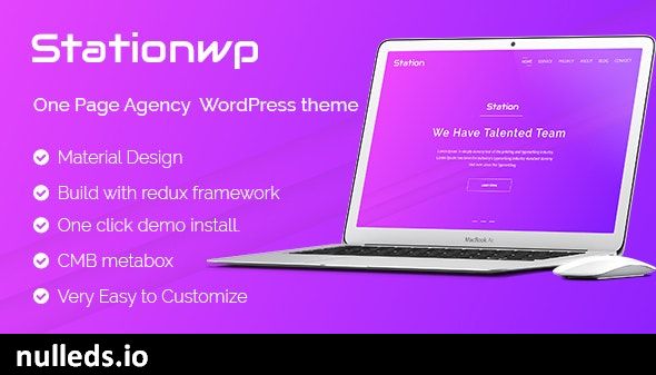 StationWP - Agency WordPress theme