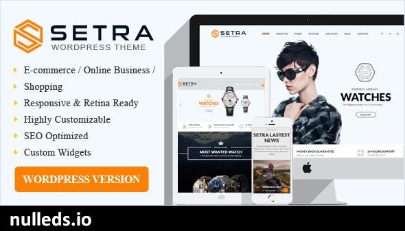 Setra WooCommerce WordPress Theme