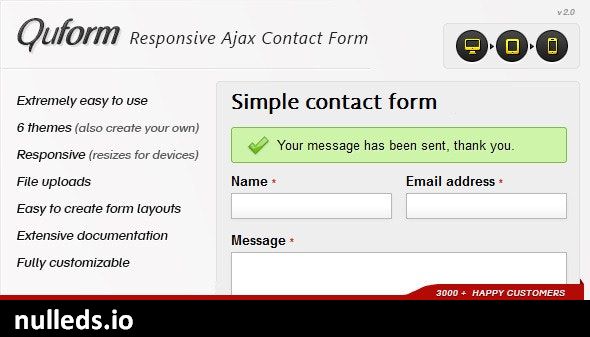 Quform - Responsive Ajax Contact Form