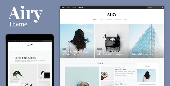 Airy - Flexible Blog & Magazine WordPress Theme