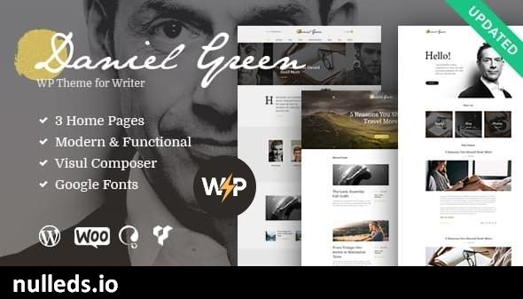 Blog for Writers and Journalists With Bookstore WordPress Theme