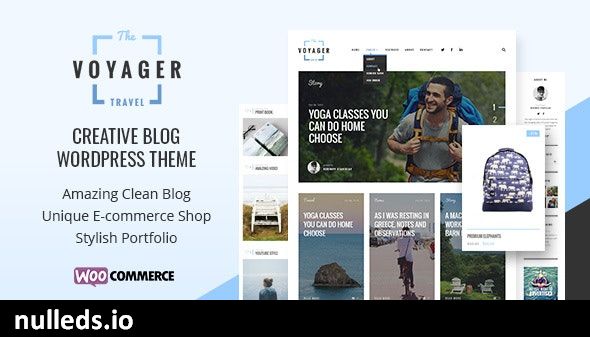 Voyager — Creative Blog WordPress Theme