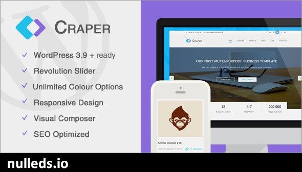 Craper - Responsive Business WordPress Theme