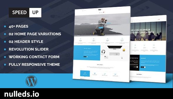 Speedup - Multipurpose Business Portfolio Responsive WordPress Theme