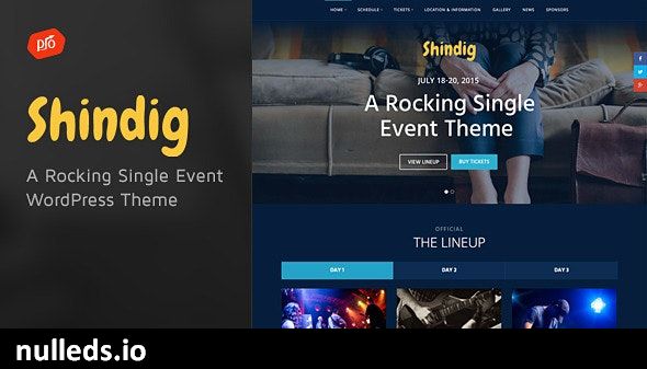 Shindig - A Rocking Single Event Theme