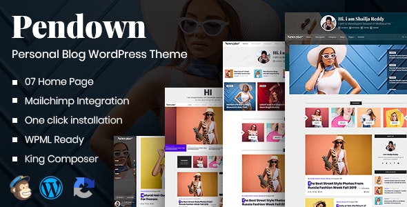 Pendown - Newspaper & Personal WordPress Blog