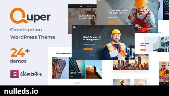 Quper | Construction and Architecture WordPress Theme