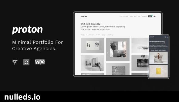 Proton - Minimal Portfolio Theme