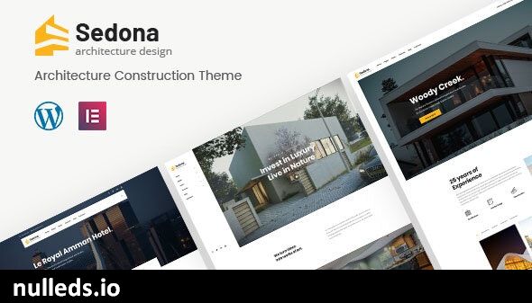 Sedona | Elementor Architecture Construction WordPress Theme