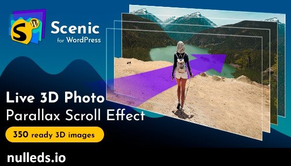 Scenic 3D Photo Parallax WordPress Plugin v1.8