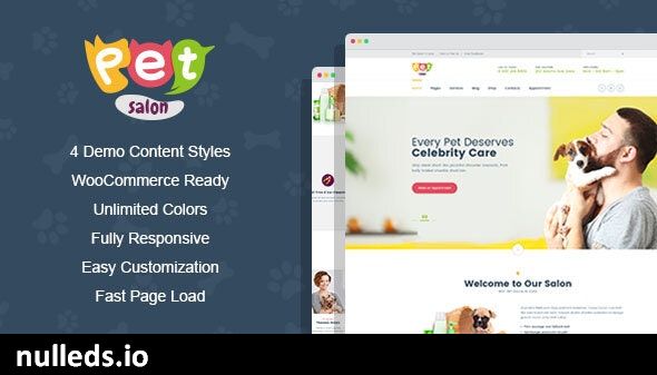 PetSpace - Animal Care & Grooming WordPress Theme