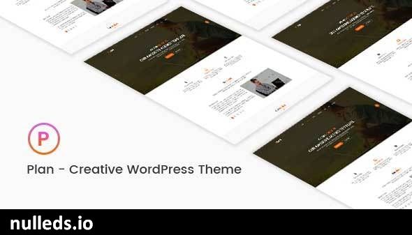 Plan - Creative One & Multipurpose WordPress Theme