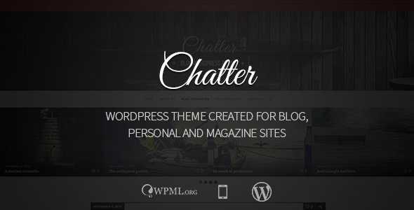 Chatter - Responsive WordPress Blog Theme