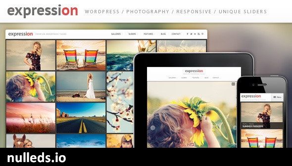 Expression Photography Responsive WordPress Theme