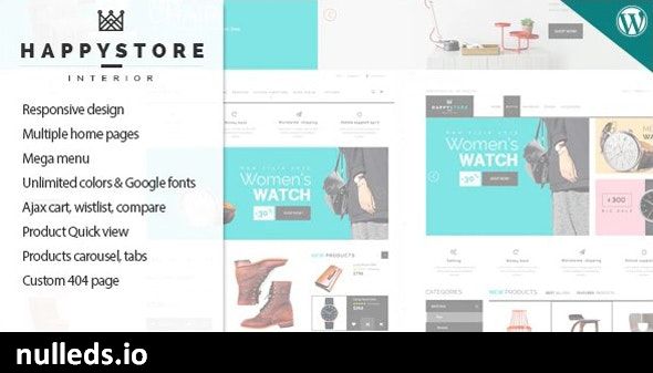 HappyStore - Responsive WordPress WooCommerce Theme