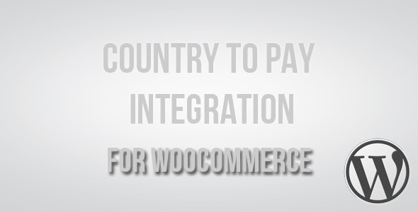 Country to Pay Integration for WooCommerce