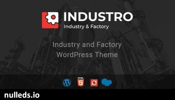 Industro - Industry & Factory WordPress Theme