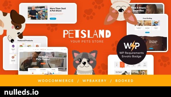 Pets Land | Domestic Animals Shop & Veterinary WordPress Theme