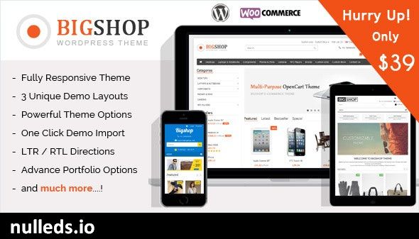 The Bigshop - WooCommerce WordPress Theme!