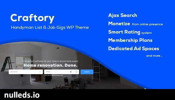 Craftory - Directory Listing Job Board WordPress Theme