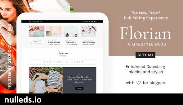 Florian - Responsive Personal WordPress Blog Theme