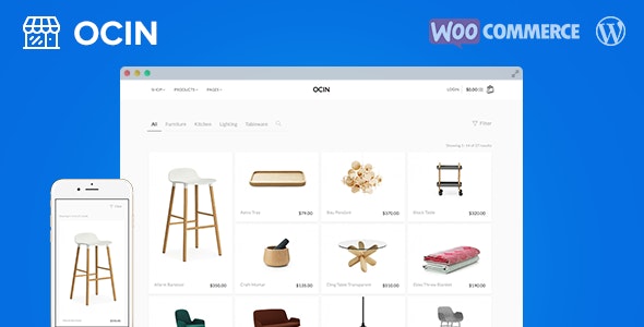 Ocin - Responsive WordPress WooCommerce Theme