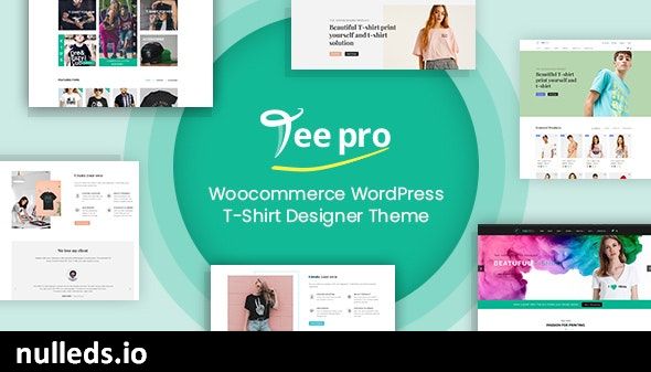 TEEPRO - Woocommerce Custom T-Shirt Designer WordPress Theme