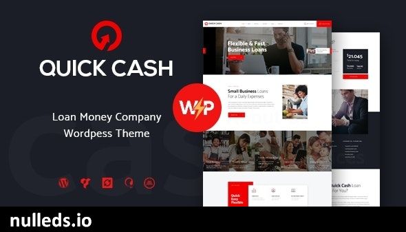 Quick Cash | Loan Company & Finance Advisor WordPress Theme