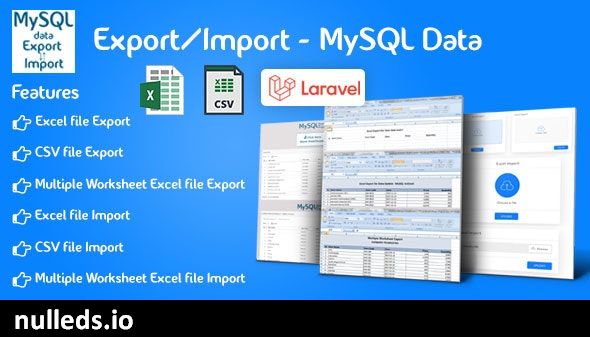 Export/Import - Laravel